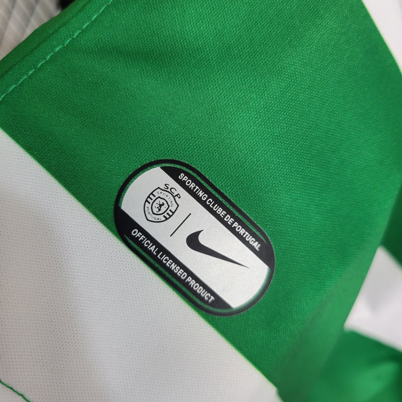 Camisa Sporting Home  23/24 - Nike Torcedor Masculina -
