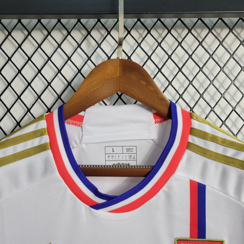 Camisa Lyon Home 23/24 - Adidas Torcedor Masculina -