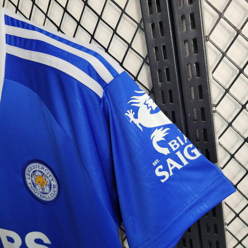 Camisa Leicester Home 23/24 Adidas Torcedor Masculina -