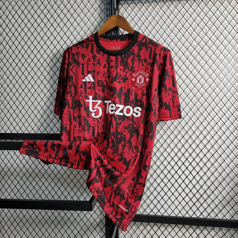 Camisa Manchester United Treino 23/24 - adidas Torcedor Masculina -