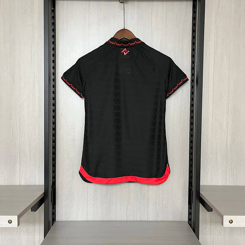Camisa do Vitoria III 23/24 - Volt Feminina - Preta