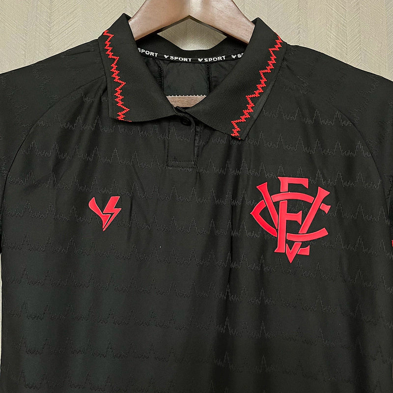 Camisa do Vitoria III 23/24 - Volt Feminina - Preta
