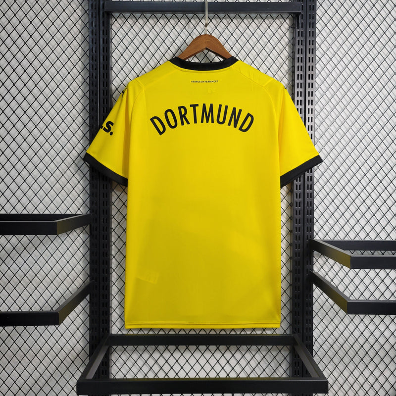 Camisa Borussia Dortmund Home 23/24 - Puma Torcedor Masculina -