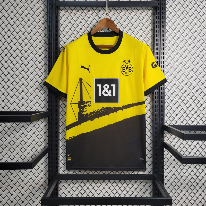 Camisa Borussia Dortmund Home 23/24 - Puma Torcedor Masculina -