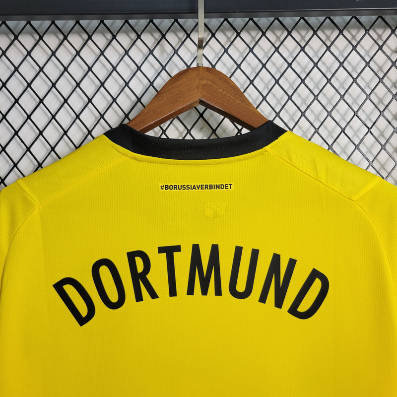 Camisa Borussia Dortmund Home 23/24 - Puma Torcedor Masculina -
