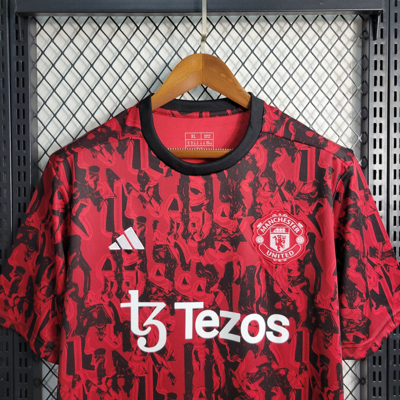 Camisa Manchester United Treino 23/24 - adidas Torcedor Masculina -