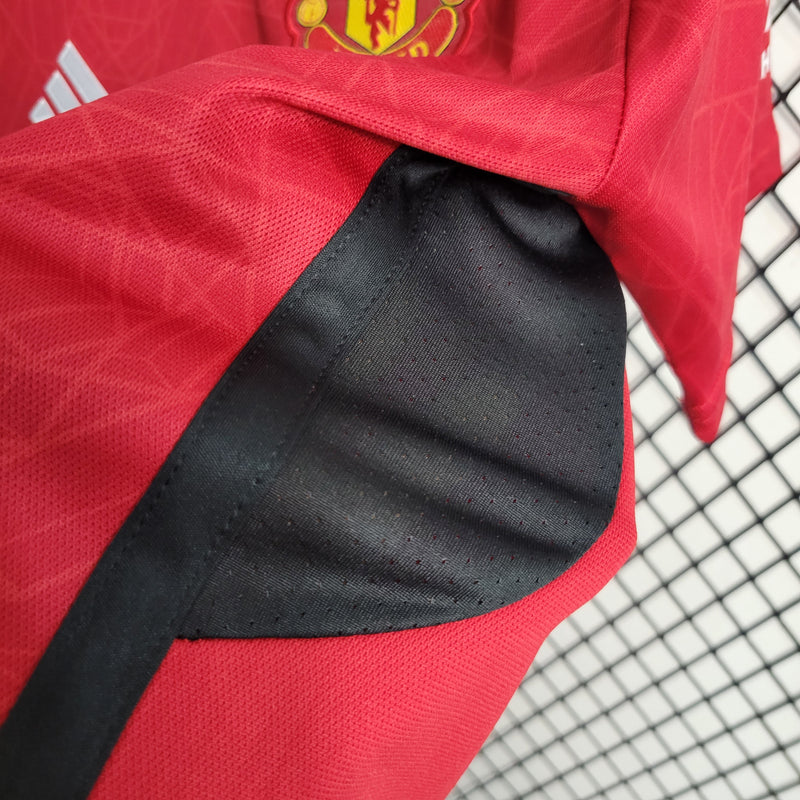 Camisa Manchester United Home 23/24 - Adidas Torcedor Masculina -