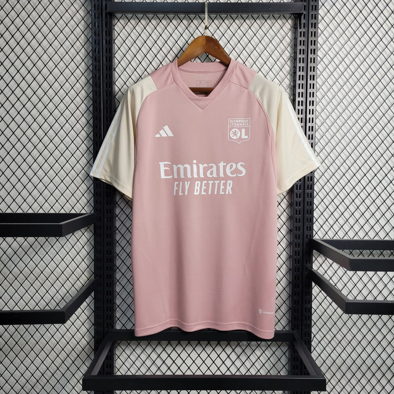 Camisa Lyon Treino 23/24 - Adidas Torcedor Masculina -