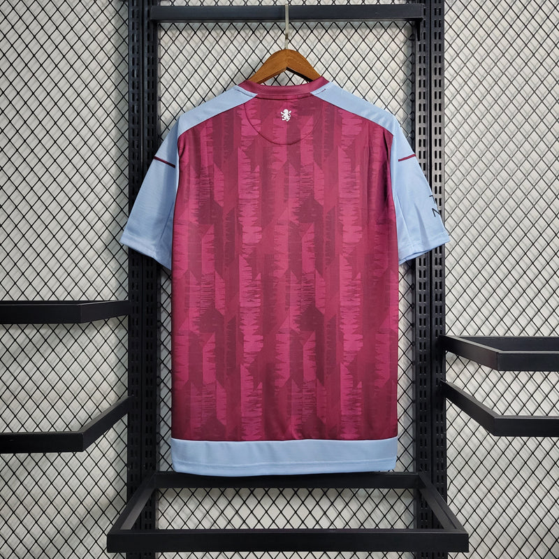 Camisa Aston Villa Home 23/24 Castore Torcedor Masculina -