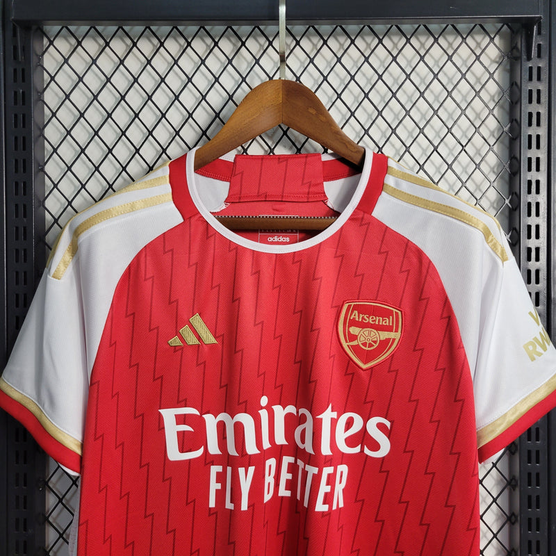Camisa Arsenal Home 23/24 - Adidas Torcedor Masculina -