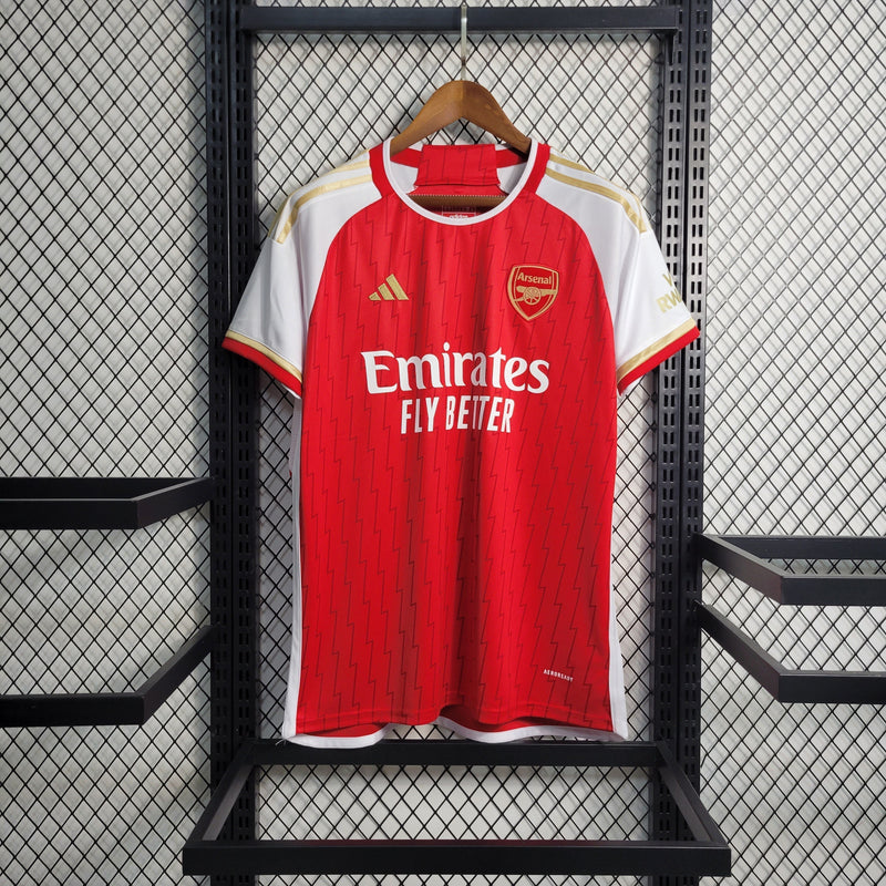 Camisa Arsenal Home 23/24 - Adidas Torcedor Masculina -