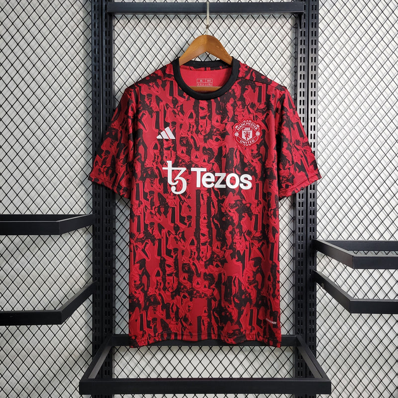 Camisa Manchester United Treino 23/24 - adidas Torcedor Masculina -