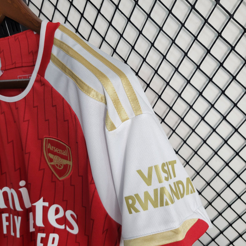 Camisa Arsenal Home 23/24 - Adidas Torcedor Masculina -
