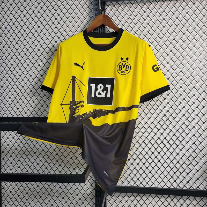 Camisa Borussia Dortmund Home 23/24 - Puma Torcedor Masculina -