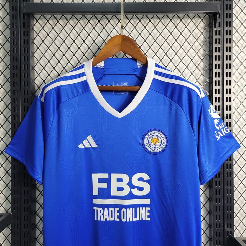 Camisa Leicester Home 23/24 Adidas Torcedor Masculina -