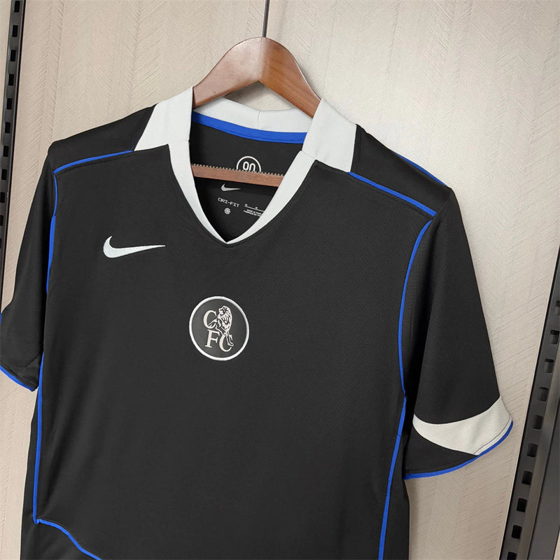 Camisa Chelsea 25/26 - Preta Versão Torcedor